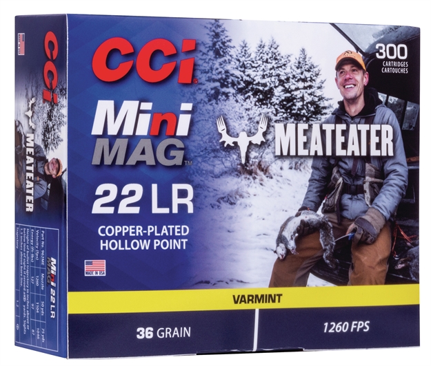 Picture of Cci/Speer Mini-Mag 22 LR Meat Eater 300Rd 10Bx/Cs 36Gr HP < 962ME 604544663662