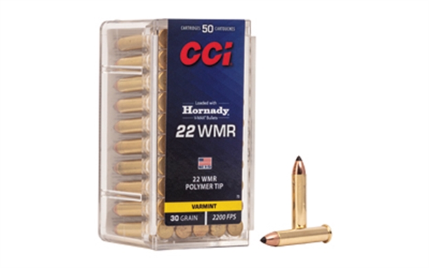Picture of Cci/Speer V-Max Rimfire Ammo 22 Win Mag, Poly-Tip V-Max, 30 Grains, 2200 Fps, 50 Rounds, Boxed 0073