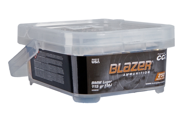 Picture of Cci/Speer 9Mm 115Gr Fmj Blzr Brs 5200B250