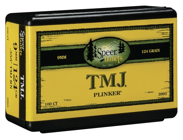 Picture of  Speer 3993 Tmj  9Mm 124Gr Total Metal Jacket 100 Per Box/5 Case