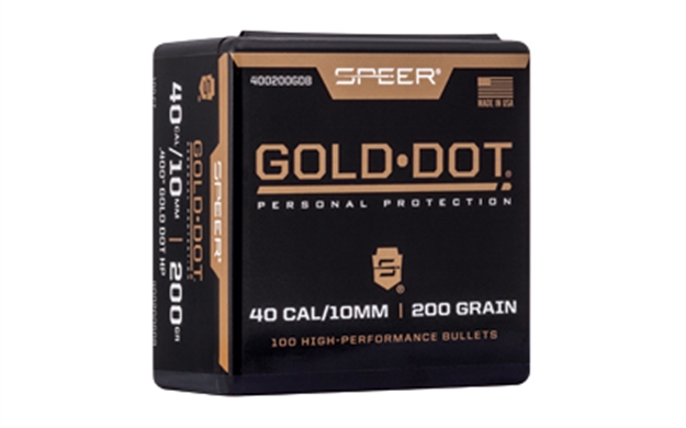 Picture of  Speer 4002 Gold Dot Personal Protection 9Mm 147Gr Hollow Point 100 Per Box/5 Case