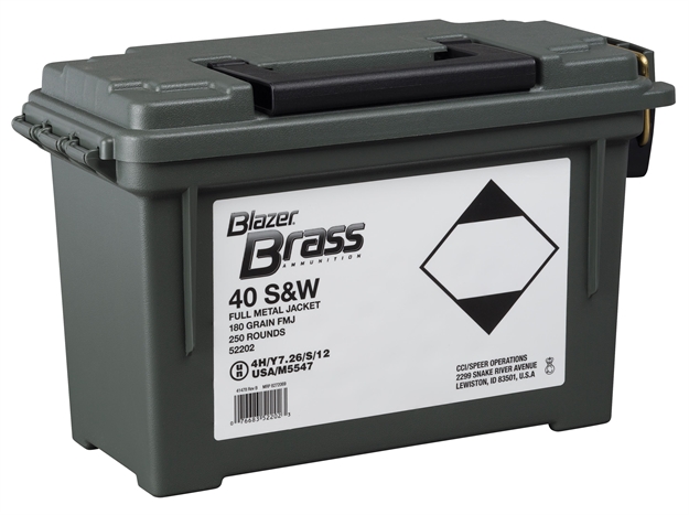 Picture of Cci/Speer Plastic Can 40 S&W 180 Fmj Blazer 250 Rnds