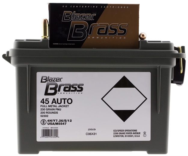 Picture of Cci/Speer Plastic Can 45 Acp 230Fmj Blazer 200 Rnd