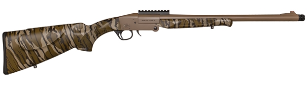 Picture of Charles Daly 930316 101 Turkey 12 Gauge Break Open 3" 1Rd 20" Flat Dark Earth Cerakote Steel Barrel & Receiver, Fixed Mossy Oak Bottomland Synthetic Stock 930.316 8053800943994
