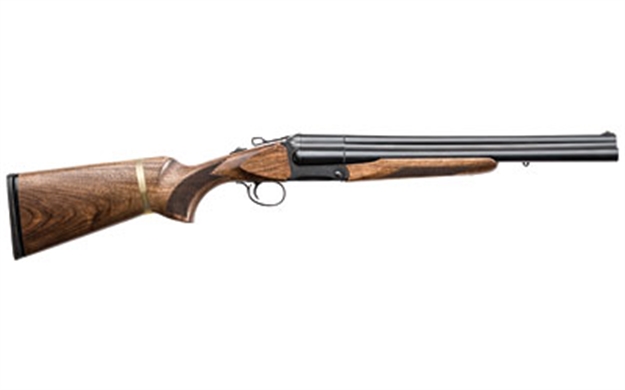 Picture of Charles Daly Triple Threat Shotgun, 12Ga-3", Blued, 18.5" Bbl, FO Front Sight, 2 Piece Walnut Stock, Mc-5, Break Down Case Included 930.108