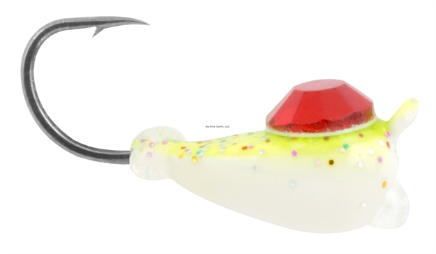 Picture of Celsius Sparklr Jig 1/16 Glo/Chrt