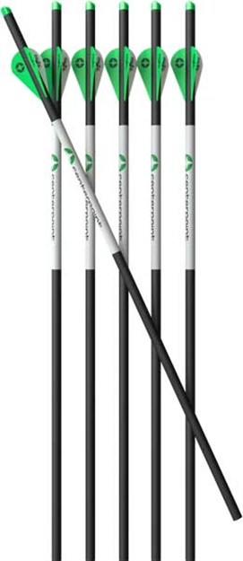 Picture of Centerpoint Xbow Arrow 20" Carbon 400Gr Half-Moon 6Pk AXCCA206PK1 028478149502