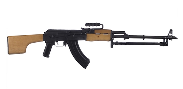 Picture of  Century Arms Ri4988n Aes-10B Rpk 7.62X39mm 30+1 21.50" Heavy Match Grade Barrel, Black Receiver, Wood Furniture, Clubfoot Style Stock, Carry Handle, Bipod