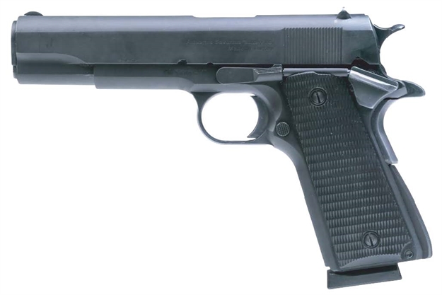 Picture of  Century Arms Hg9402n Centurion 11 45 Acp 8+1 5.01" Black Steel Barrel, Black Nitride Serrated Steel Slide, Black Grip 787450913547