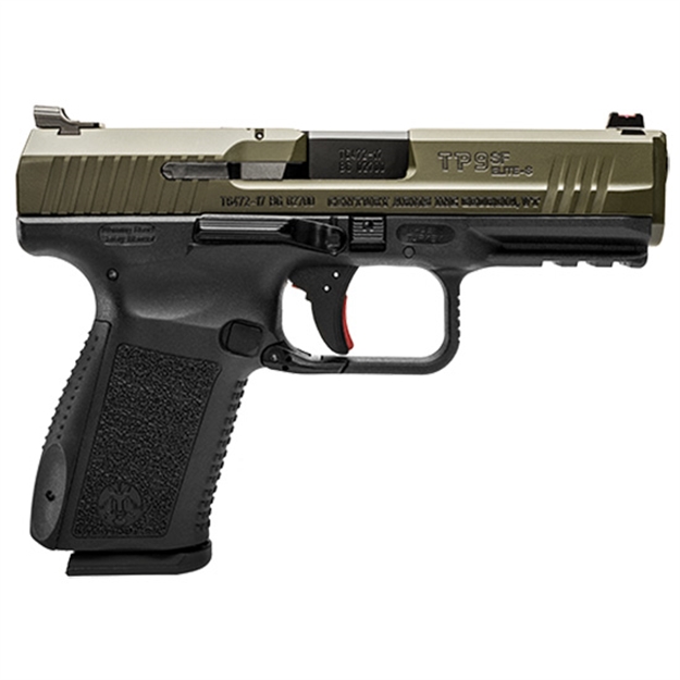 Picture of Centurion Tp9sf Elite-S 9Mm 4.19 OD Green 2 15Rd