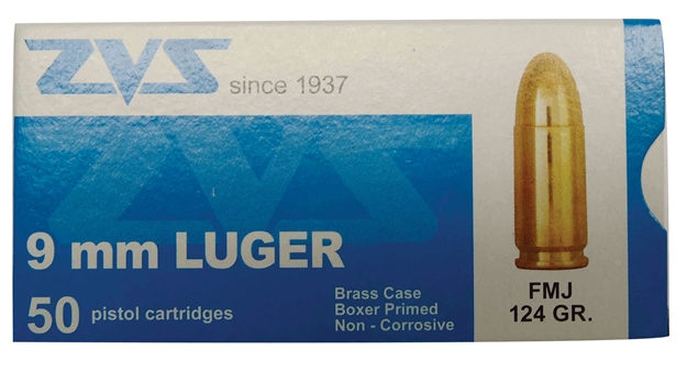 Picture of Century Am1903 New 9Mm Luger 124 GR Fmj 50 Bx/ 20 CS