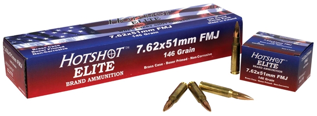 Picture of Century Am1966 Hotshot 308 Win/7.62 Nato 146 GR Fmj 20 Bx/ 50 CS