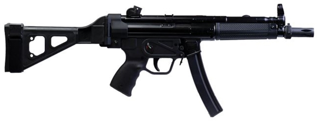 Picture of  Century Arms Hg6034sb-N Ap5 P 9Mm Luger 30+1 9" Black Threaded Barrel, Black Synthetic SB Tactical Brace, Black Polymer Pistol Grip