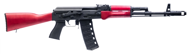 Picture of Century Arms Ri5042n Bft  5.56X45mm 30+1 16.25" Manganese Phosphate Steel Barrel, Manganese Phosphate Optic Ready Steel Receiver, Matte Red Wood Stock, Black Polymer Grip RI5042-N