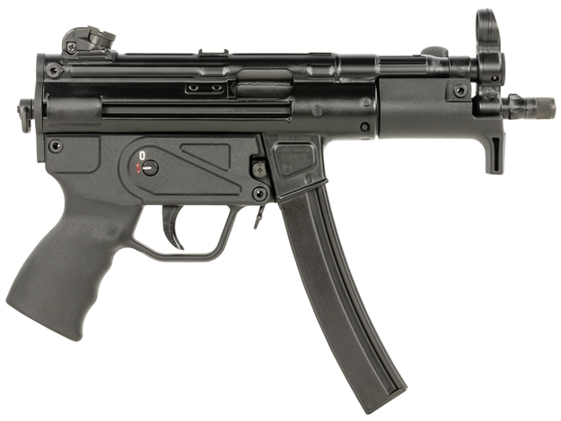 Picture of Century Arms Hg6035aln Ap5 P Core 9Mm Luger 30+1 5.75" Threaded Barrel, Black, Stamped Metal Rec, Fixed Front/Drum Rear Sights, Includes Sling (1 Mag) HG6035A-N