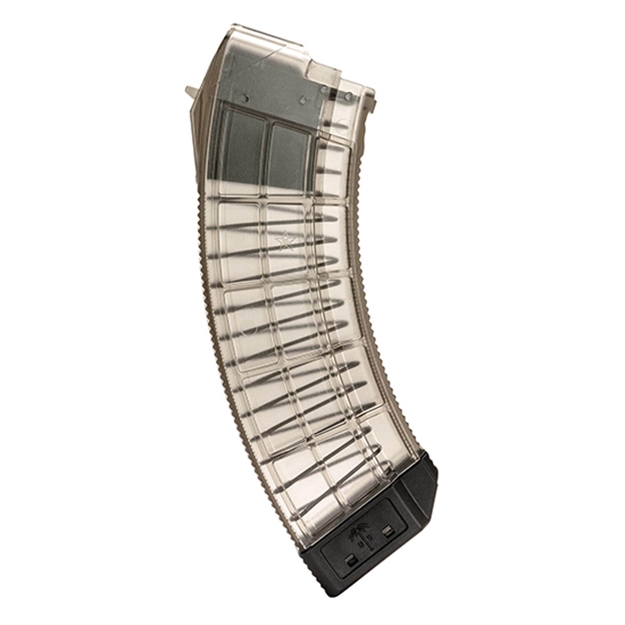 Picture of  US Palm Ma1120a Standard  30Rd 7.62X39mm Fits Ak-47 Clear W/ Black Floor Plate