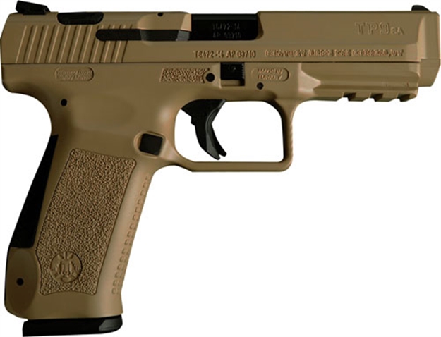 Picture of Century Arms Tp9sa 9Mm Pistol 2-18Rd Mags Desert/Tan Polymer Frame