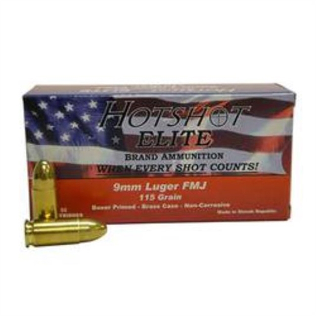 Picture of Century International Arms Am1904 Hotshot 9Mm Luger 115 GR Full Metal Jacket 50Bx/20Cs