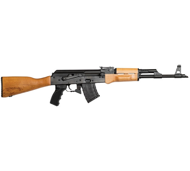 Picture of Century International Arms Ras47 Semi-Auto Rifle 7.62X39 Sov, Rh, 16.5 In, Black Nitrite, Wood Stock, 10+1 Rnd, Std Trigger,Ca Legal