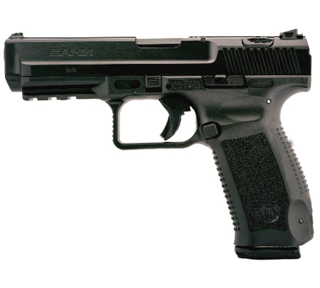 Picture of Canik TP Semi Auto Pistol 9Mm, 4.47 In, Interchangeable Palmswell Grp, 18+1 Rnd, 3-Dot, Full SZ Blk Frame
