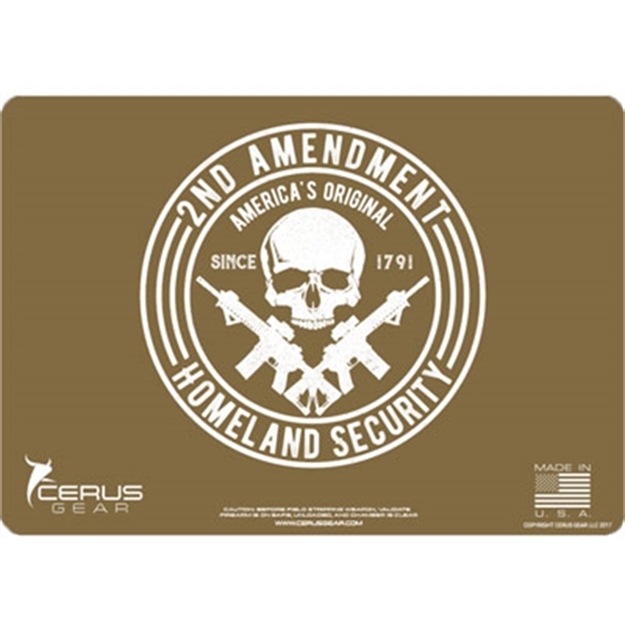 Picture of Cerus Gear Gear 3Mm Promats 12"X17" 2Nd Amendment Coyote