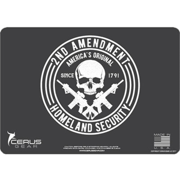 Picture of Cerus Gear Gear 3Mm Promats 12"X17" 2Nd Amendment Gray