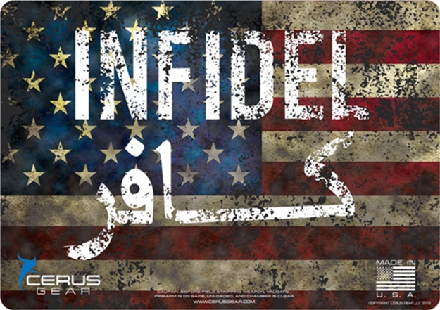 Picture of Cerus Gear Gear 3Mm Promats 12"X17" American Infidel Flag