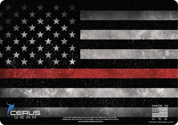 Picture of Cerus Gear Gear 3Mm Promats 12"X17" Fireman Support Thin Red Line