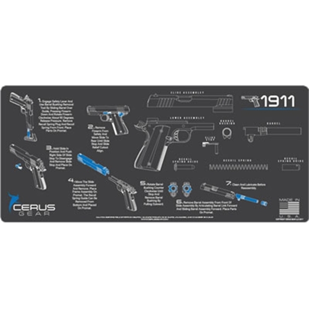 Picture of Cerus Gear Gear 3Mm Promats 12"X27" 1911 Instructional Char Gray