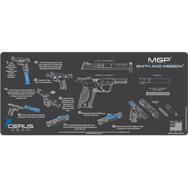 Picture of Cerus Gear Gear 3Mm Promats 12"X27" S&W M&P Instructional C Gray