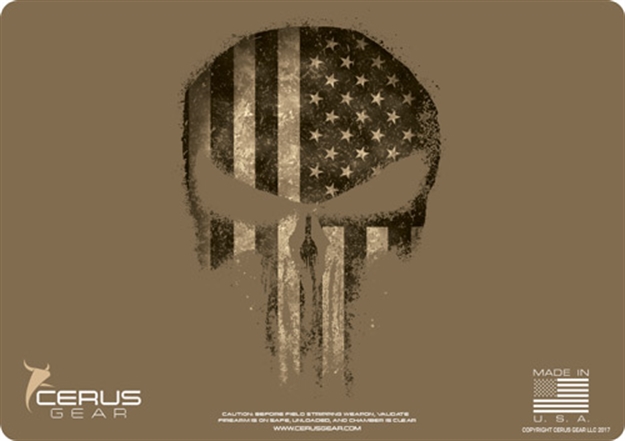 Picture of Cerus Gear Gear 3Mm Promats 14"X48" American Flag Reaper Skull Coy
