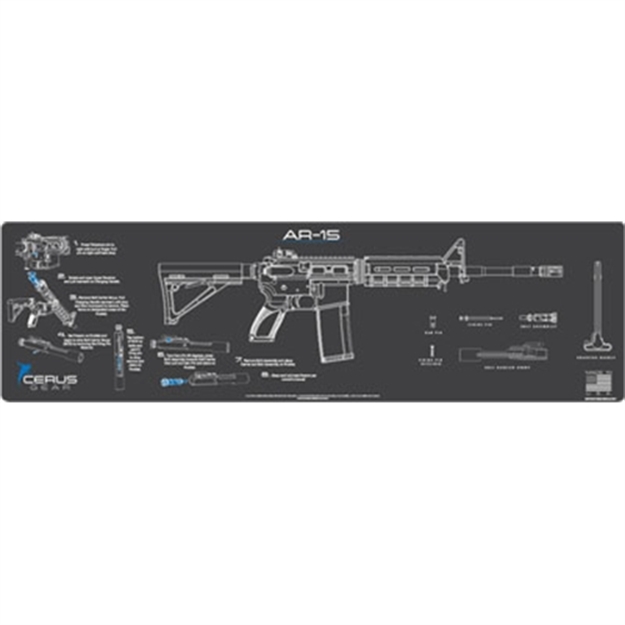 Picture of Cerus Gear Gear 3Mm Promats 14"X48" Ar-15 Mag Instructional C Gray