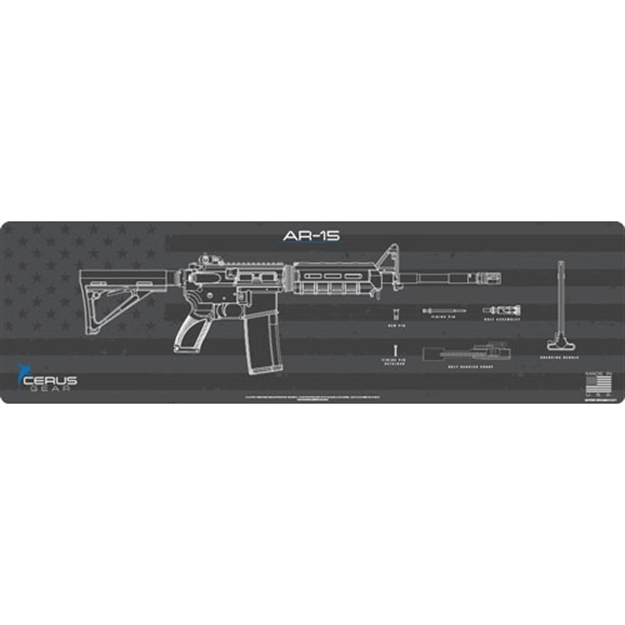 Picture of Cerus Gear Gear 3Mm Promats 14"X48" Ar-15 Shadow Board Grey/Blue