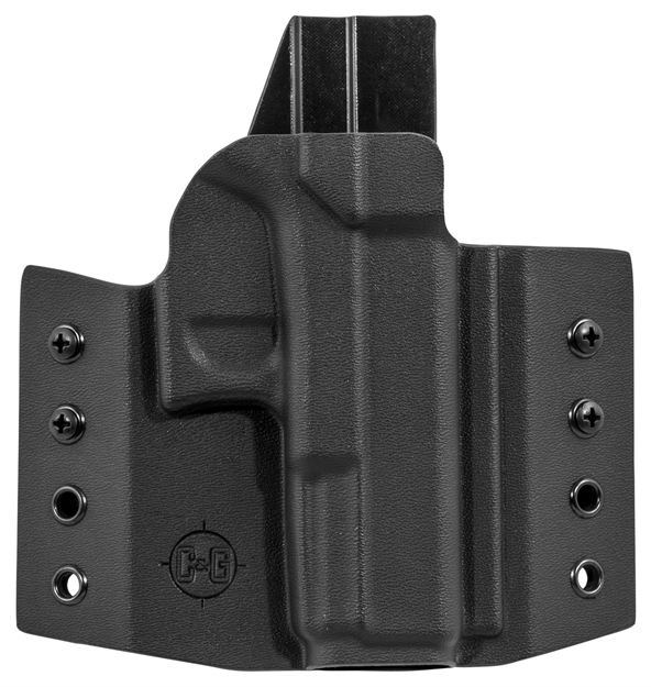 Picture of C&G Holsters 001100 Covert  Owb Fits Glock G19/G23 Kydex Black