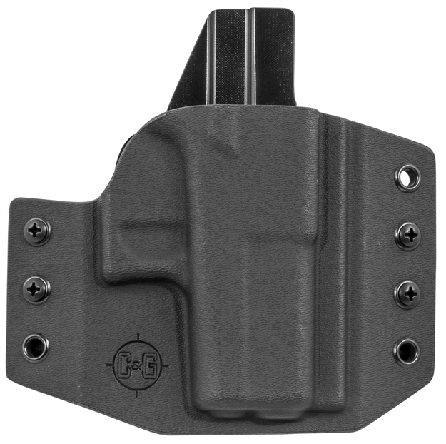 Picture of C&G Holsters 006100 Covert  Owb Fits Glock G43 Kydex Black