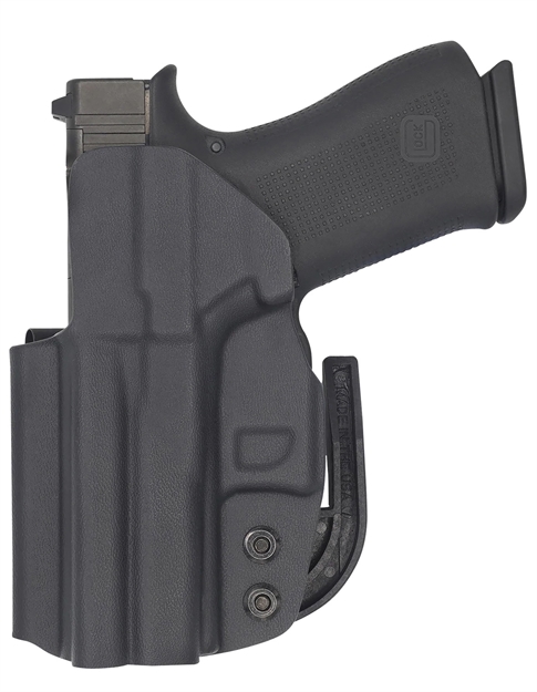 Picture of  C&G Holsters 0062100 Covert  Iwb Black Kydex Belt Clip Fits Glock 43/43X