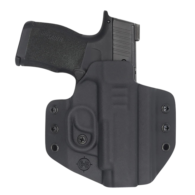 Picture of  C&G Holsters 0250100 Covert  Owb Black Kydex Belt Loop Fits Sig P365 XL Right Hand