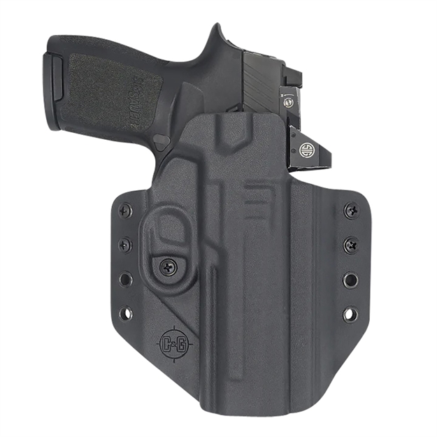 Picture of  C&G Holsters 0280100 Covert  Owb Black Kydex Belt Loop Fits Sig P320 M17/X5 Right Hand 840339702806