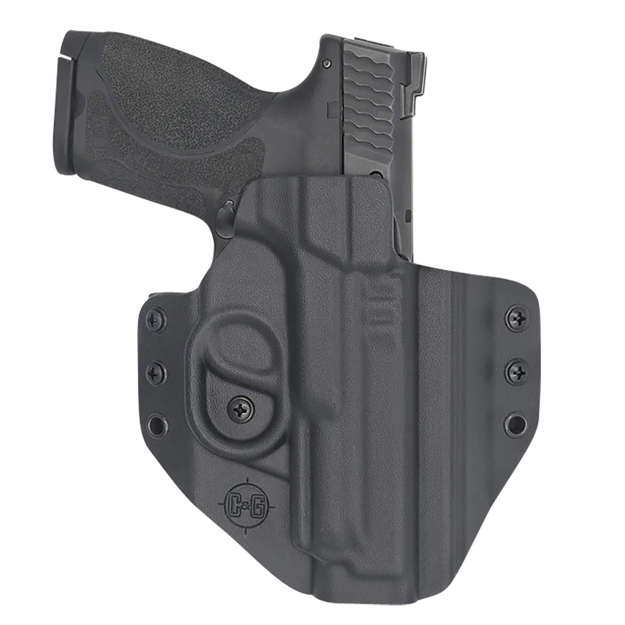 Picture of  C&G Holsters 0566100 Covert  Owb Black Kydex Belt Loop Fits S&W M&P 9/40 4.25" 840339075665