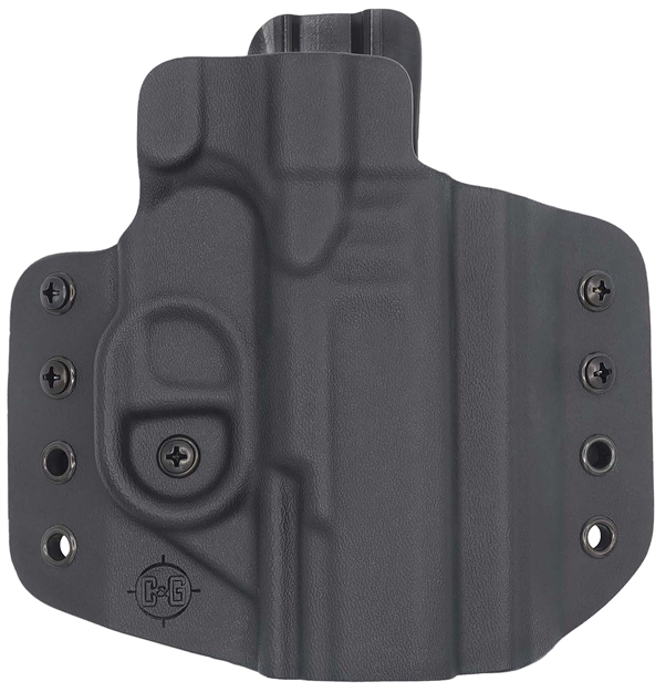 Picture of  C&G Holsters 1212100 Covert  Owb Black Kydex Belt Loop Fits Walther Pdp 4" Right Hand 840339712126