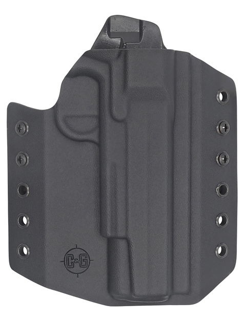 Picture of  C&G Holsters 1850100 Covert  Owb Black Kydex Belt Loop Fits 1911 Government 5"