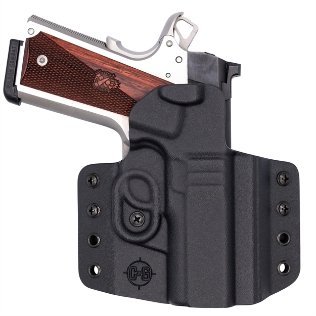 Picture of  C&G Holsters 1862100 Covert  Owb Black Kydex Belt Loop Fits 1911 3.5" Right Hand
