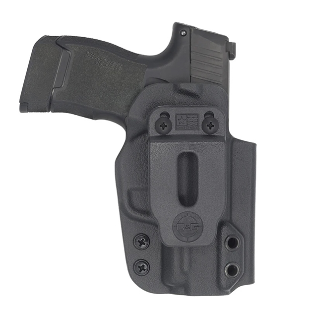 Picture of  C&G Holsters 0258100 Covert  Iwb Black Kydex Belt Clip Fits Sig P365