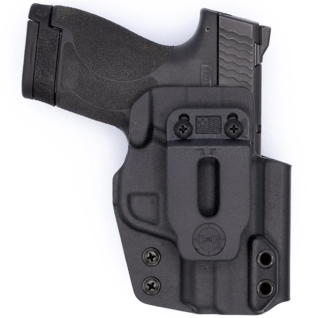 Picture of  C&G Holsters 0526100 Covert  Iwb Black Kydex Belt Clip Fits S&W Shield 9/40 840339705265