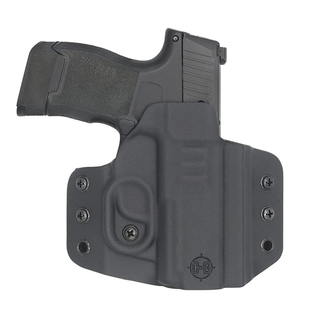 Picture of  C&G Holsters 0256100 Covert  Owb Black Kydex Belt Loop Fits Sig P365/P365 XL 840339702561