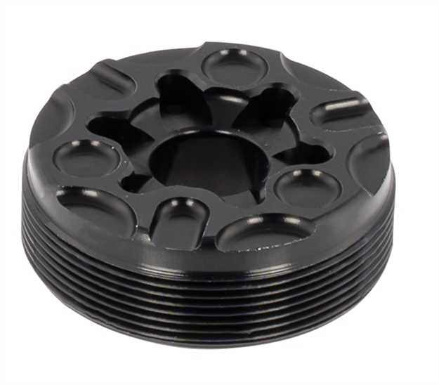 Picture of Cgs Suppressors Cgsnaufrtcapblk Nautilus Front Cap  Black Anodized