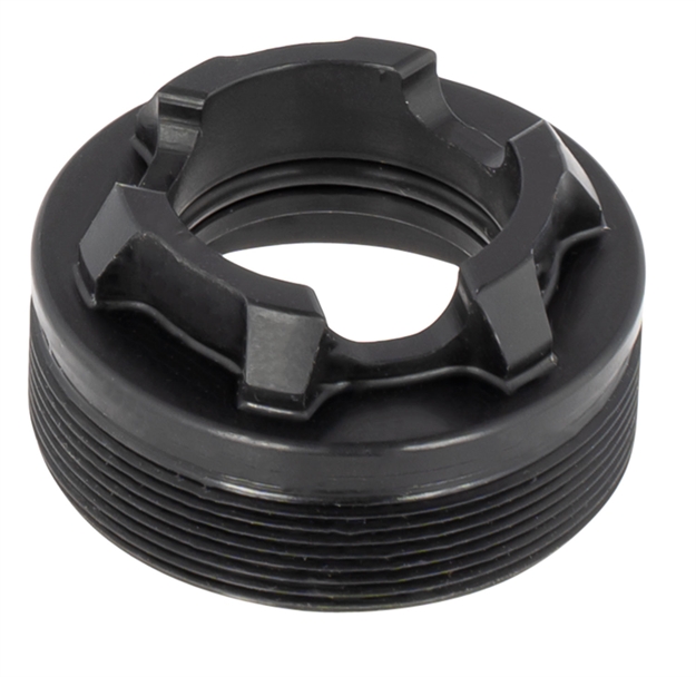 Picture of Cgs Suppressors Cgsnaurearcapblk Nautilus Rear Cap Black Anodized CGS-NAU-REAR-CAP-BLK
