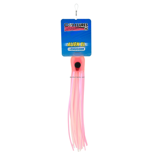 Picture of C&H Alien XL Chugger Lure, Pink/White, 8.5 IN (21.6 Cm)