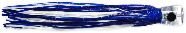 Picture of C&H Alienxl Trolling Lure, Blue/White Skirt, Concave Head, Hologram Eye, 10.5 IN