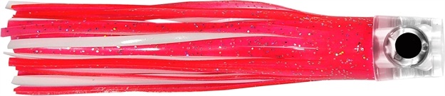 Picture of C&H Lil Stubby Mono Bait Rig, Pink/White Skirt, 7/0 Hook, Bait Spring & Pin, 100 LB Mono, 6 FT